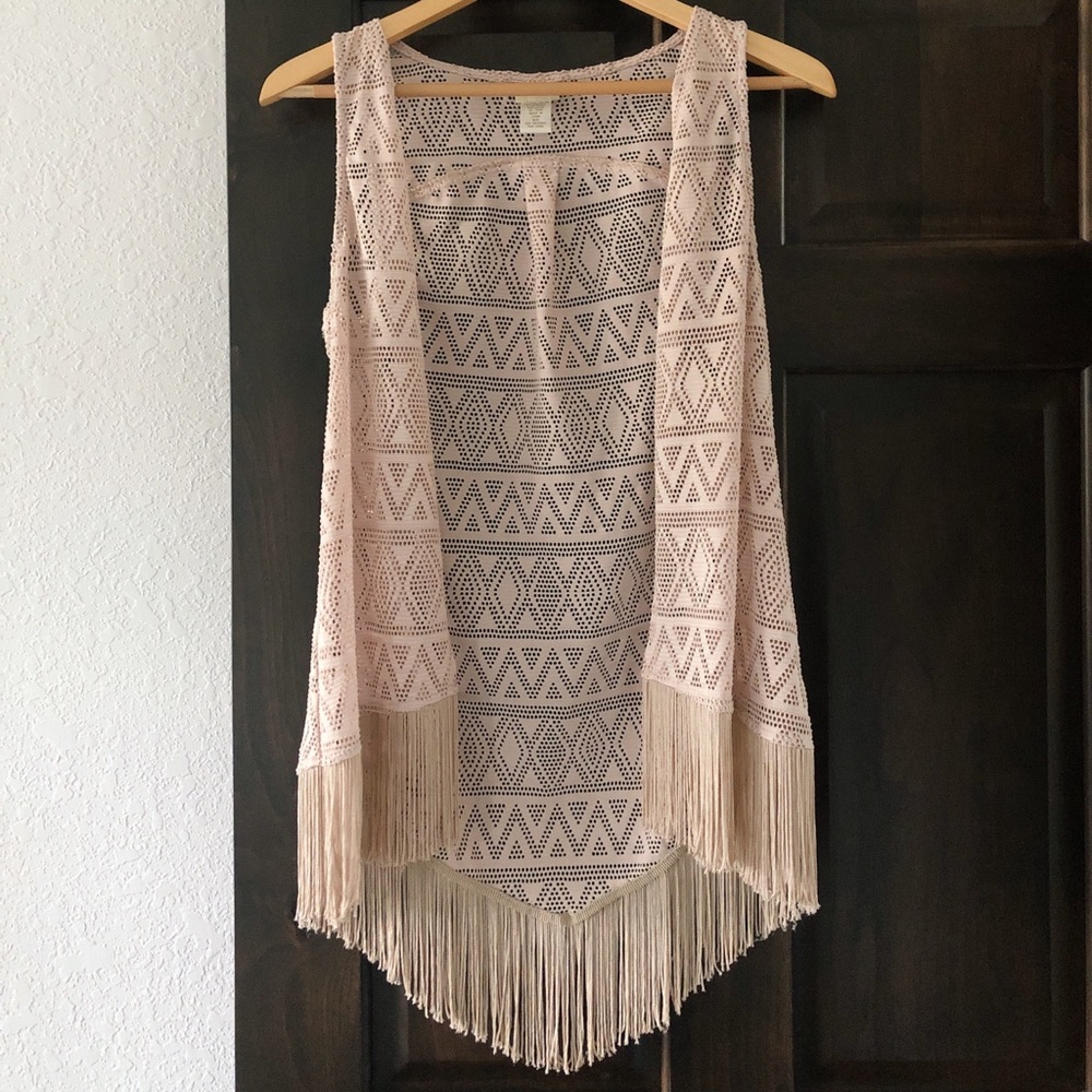 Never worn sleeveless cardigan!